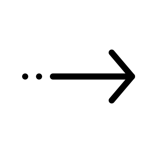 Black arrow pointing right with a geometric, segmented design.